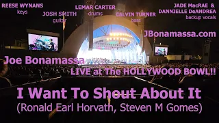 Joe Bonamassa - Band Intros + I Want To Shout About It - LIVE! @ Hollywood Bowl - musicUcansee.com