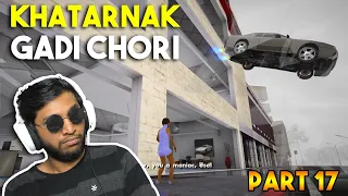 KHATARNAK STEALING AWESOME CARS ! (GTA San Andreas Real Graphics Mod in Hindi Part 17)