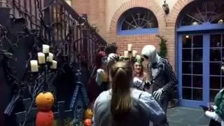 Disneyland Halloween Jack Scares Sally Scream HalloweenTime 2016 Nightmare Before Christmas