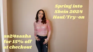 Spring into Shein Haul/Try-On - Sasha Anne