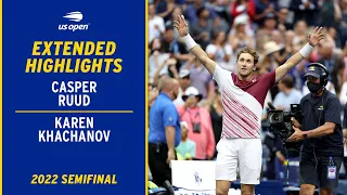 Casper Ruud vs. Karen Khachanov Extended Highlights | 2022 US Open Semifinal