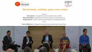 Venezuela: salidas para una crisis. #DebatesElcano10