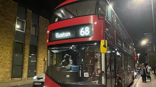 FULL ROUTE VISUAL|Route 68: Euston- West Norwood