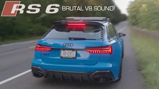 THE BEST EXHAUST FOR RS6!! Titanium FULL exhaust sound demonstration + sound clips!