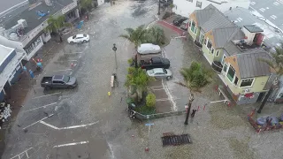 Capitola Flooding: Drone video shows damage caused by high surf