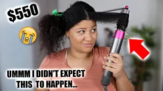 Dyson Airwrap On THICK NATURAL HAIR ⎜ Real/Honest 1 YEAR Review!! 👀