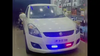 Swift police lights installation | police lights flashing 🔥🔥🔥