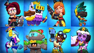 Unclocking All Power League Skins | Cobra Lola (Brawl Stars)