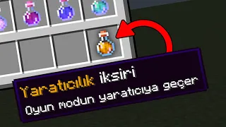 minecraft AMA özel iksirler üretebiliyorum!