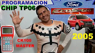 Programación FORD ECOSPORT 2005 CHIP TP06 CK100 MASTER