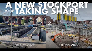 A NEW STOCKPORT TAKING SHAPE | Interchange construction + Library Update