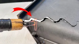 Repair broken plastics with DIY plastic welding machine.