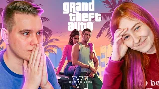 ТРЕЙЛЕР GTA VI - РЕАКЦИЯ ( Grand Theft Auto VI / ГТА 6 )