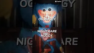 OG Huggy VS Nightmare Huggy #like #poppyplaytime #huggywuggy #romanboi #edit #vs #enjoy #shorts #hi