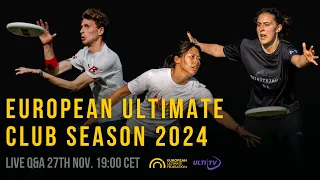 Q&A for the European Ultimate Federation EUCS changes for 2024