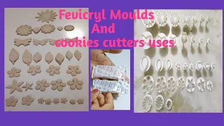 clay Modelling Tools/Fevicryl Moulds uses/cookies cutters/Decoration purpose