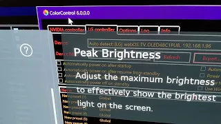 LG C1 on PC Unlocked all settings with ColorControl all. Must see!