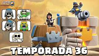 NOTICIAS TEMPORADA 36 DE CLASH ROYALE - Todo sobre la season 36 (Tipo sneak peek) CLASH CON MAWI