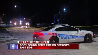 Body found inside Detroit home after fire