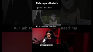 INDIAN voice actor dubs madara in Hindi || Vishesh Milind #shorts