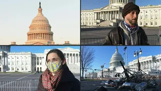 Reactions at US Capitol a day after pro-Trump mob storms building | AFP