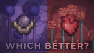 Corruption vs Crimson Comparison, Which One Is Better? - Terraria 1.4.4.9