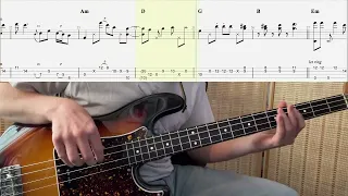 Killin Me Softly (solo bass arrangement with Tab + Sheet Music)