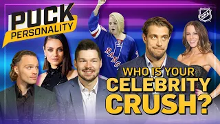 Who is your celebrity crush? | Puck Personality | NHL