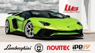 LAMBORGHINI AVENTADOR SV: NOVITEC SUSPENSION + IPE EXHAUST + HRE WHEELS!