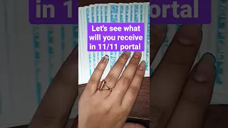 What will you receive in the 11/11 portal || Blessings from Universe|| #shorts #tarot #hinditarot