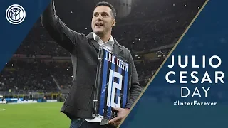 JULIO CESAR DAY: An Inter legend back at San Siro! | Inter vs Milan | #InterForever