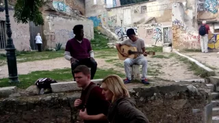 Busking in Lisbon