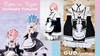 REM AND RAM COSPLAY ANIME COSTUME TUTORIAL PART 1 #cosplayanime #remandram