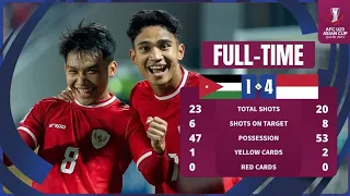 cuplikan pertandingan bola Indonesia vs Yordania 4-1