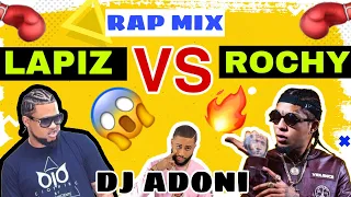 Rochy RD VS Lapiz Conciente  RAP Mix Vol 1. mezclando en vivo DJ ADONI ( Quien Gano ??? )