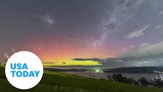 Beautiful timelapse of aurora phenomenon captured in southern Tasmania | USA TODAY