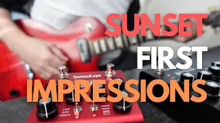 Strymon Sunset - Overview and First Impressions