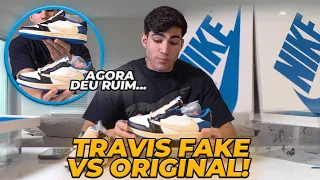 COMPREI A MELHOR RÉPLICA DO TRAVIS SCOTT FRAGMENT PRA COMPARAR COM O ORIGINAL