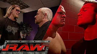 Edge, Randy Orton & Kane Backstage Segments After WrestleMania RAW Apr 04,2005