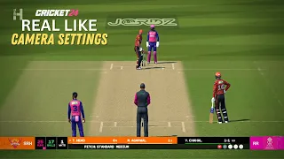 Camera Settings For Realistic Gameplay | CRICKET 24