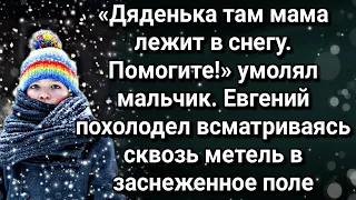 «Дяденька там мама лежит в снегу. Помогите!» умолял мальчик. Женя похолодел глядя в заснеженное поле