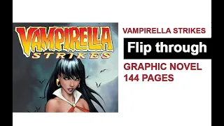 Vampirella Strikes Graphic Novel Flip Through Michael Turner Cover