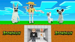 MONSTER ZOONOMALY VS BUNKER PERSEMBUNYIAN PALING AMAN DI MINECRAFT!!