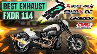 Harley Davidson FXDR 114 Exhaust Sound 🔥 Review,Upgrade,Mods,Modified,Upgrade,Stock,TwoBrothers +