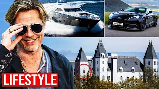 How Brad Pitt Spends His MILLIONS? - Luxury Lifestyle (Houses, Cars and Yachts)