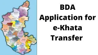 How to Apply E-Khata Transfer for BDA PROPERTY | Bangalore Development Authority | Bengaluru