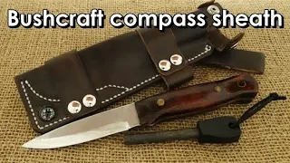 Making a bushcraft leather  sheath