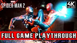 MARVEL'S SPIDER-MAN 2 PS5 - 100% FULL GAME (ALL SIDEQUESTS) Gameplay Walkthrough【4K60】NO COMMENTARY