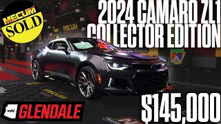 SOLD for $145,000 2024 Chevrolet Camaro ZL1 Collector’s Edition // Mecum Glendale 2024