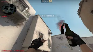 BLUE BOX MOLOTOV FROM SHORT dust2